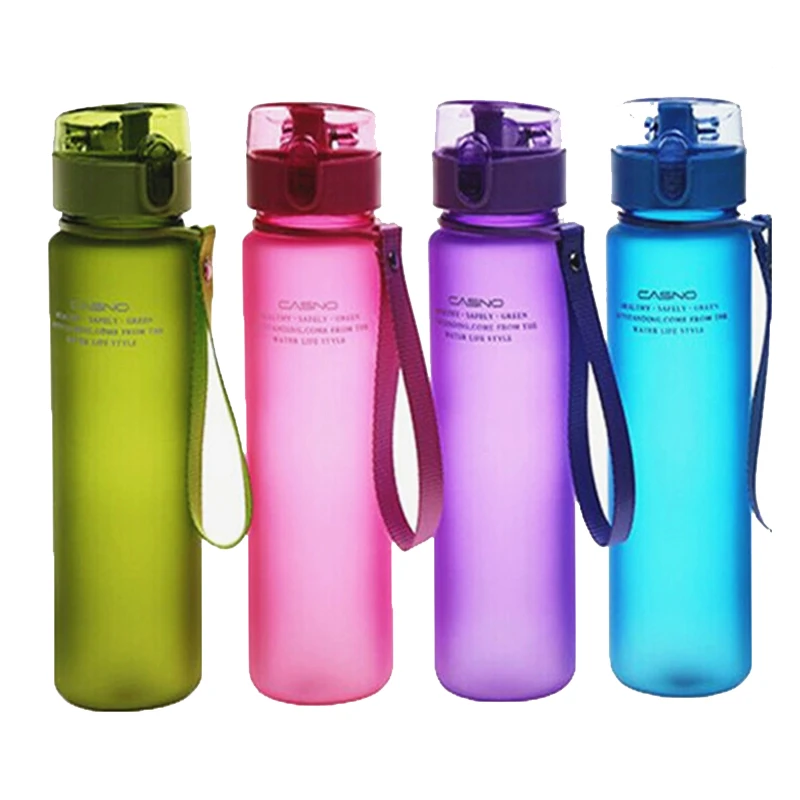 400ml 560ml Sports Plastic Water Bottle Tritan Material Tour Outdoor