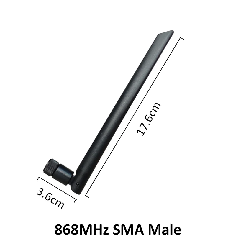 2pcs 868 MHz 915 MHz Антенна 5dbi SMA мужской разъем GSM 915 MHz 868 MHz antena antenne водонепроницаемый+ 21cm RP-SMA/u. FL соединительный кабель