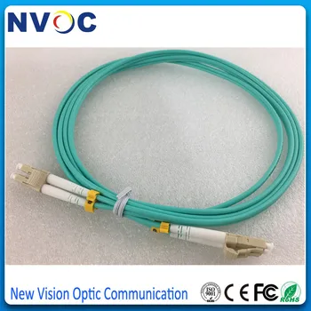 

10Pcs/Lot,2M,LC to LC OM3 Multimode 10G Fiber Patch cord Duplex MM 50/125um,PVC Jacket,3.0mm OM3-150 Fiber Optic Cable