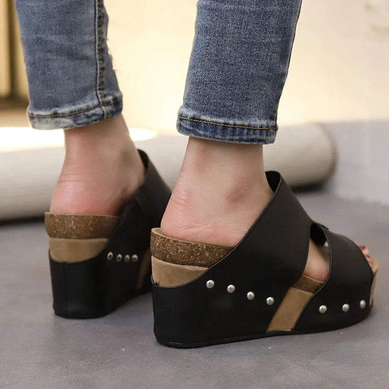 New Sandals Wedges Shoes For Women Heels Platform Sandalias Mujer Summer Shoes Womens Espadrilles Gladiator Women Sandals 2019