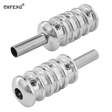 Татуировки Алюминий ручка трубы с задней стволовых 25 мм татуаж Microblading для татуировки Machine Gun Иглы советы питания