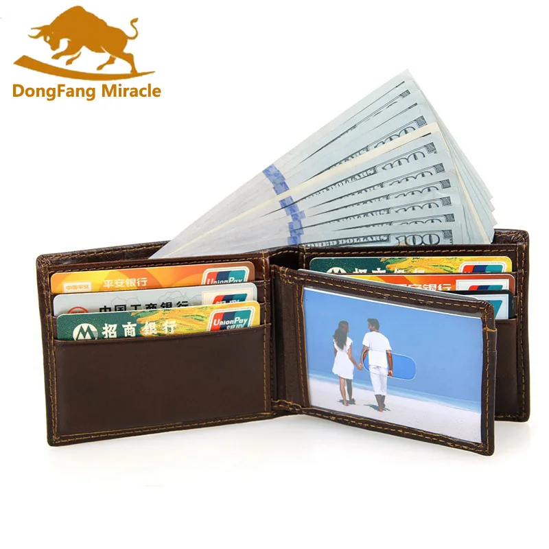 

New Stylish RFID BLOCKING Men wallet+ genuine cow Leather + Bifold Purse+ RFID protection