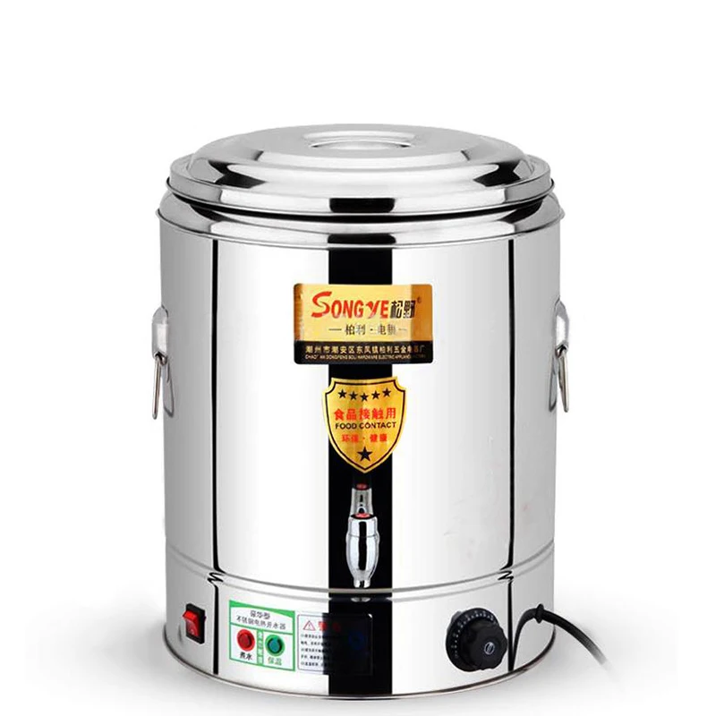 30L Electric Water Boiler Stainless Steel Boiling Tank Commercial