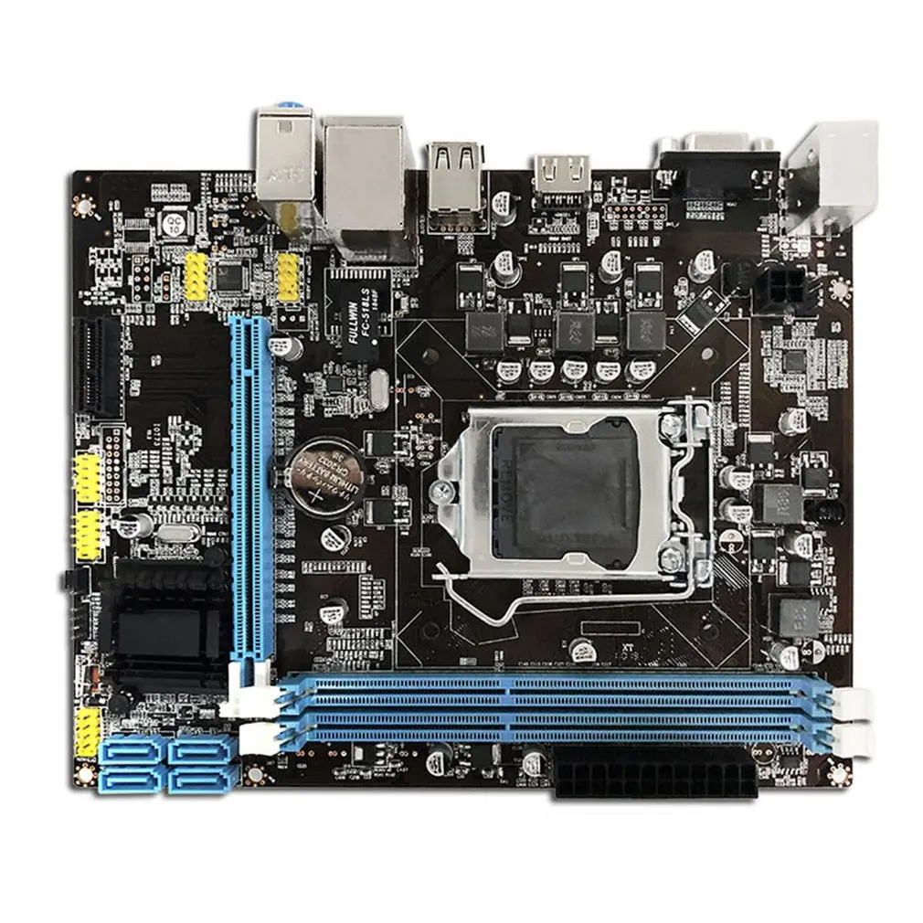 

Desktop Motherboard H61 Socket LGA 1155 i3 i5 i7 DDR3 16G uATX UEFI BIOS Original H61M-DS2 Used Mainboard DDR3 DIMM Voor Intel