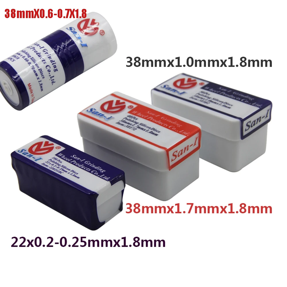 1Box Dental Laboratory thin thick Polishing Wheels Grinding Silicon