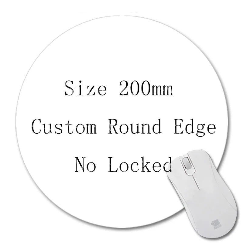 

Pictures give us custom you like pictures or photos 3D print beautiful Round Rubber Soft Mouse pad size 200 mm * 200 mm * 2 mm