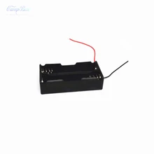 50Pcs 2x18650 Battery Case Holder Socket Wire Junction Box With 15cm Wires