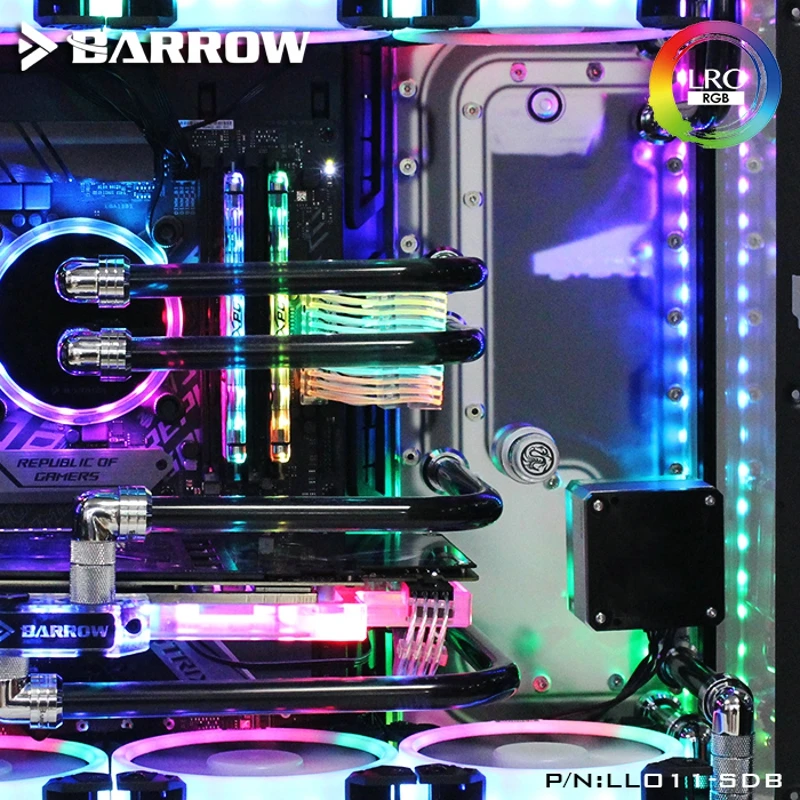 Barrow LLO11 SDBV1 доски для Lian Li PC O11 динамический чехол Intel CPU Water Block & Single GPU