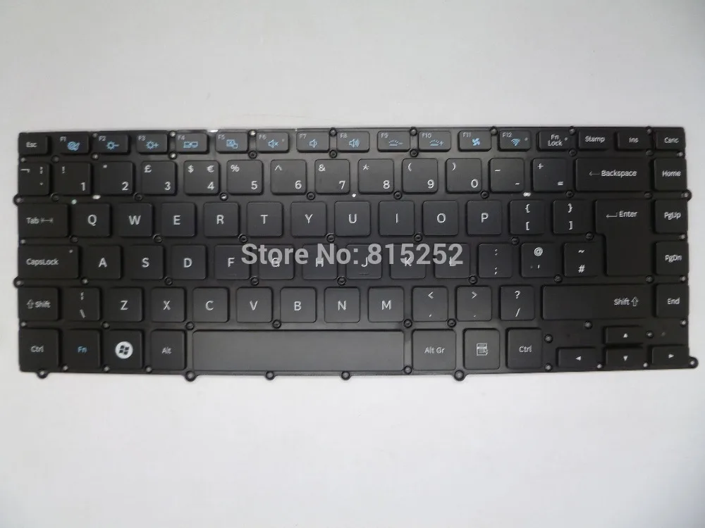 

Laptop Keyboard For Samsung 900X4C with Backlight UK-United Kingdom BA59-03464E Black without frame