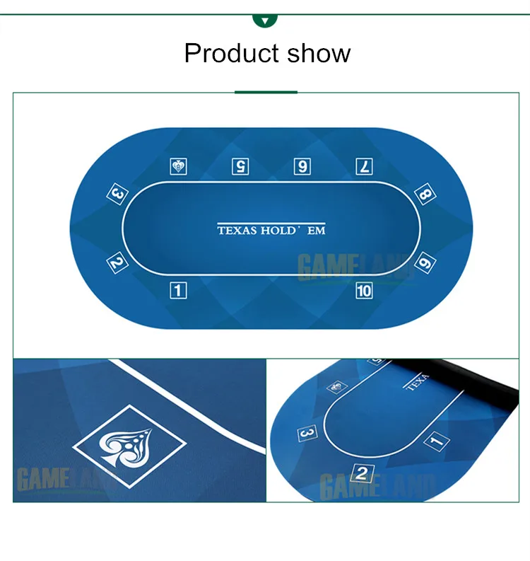 Техасский Холдем фишки для покера стол резиновая одежда покер чип Настольный плеер полиэстер квадратный круглый покерная площадка