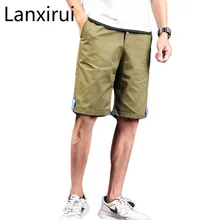 Летние мужские шорты на пуговицах, мужские шорты для тренировок, мужские шорты, повседневные шорты Карго, шорты милитари, мужские Размеры M-5xl