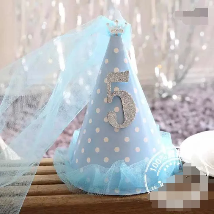 New hot girl birthday party hats pale 