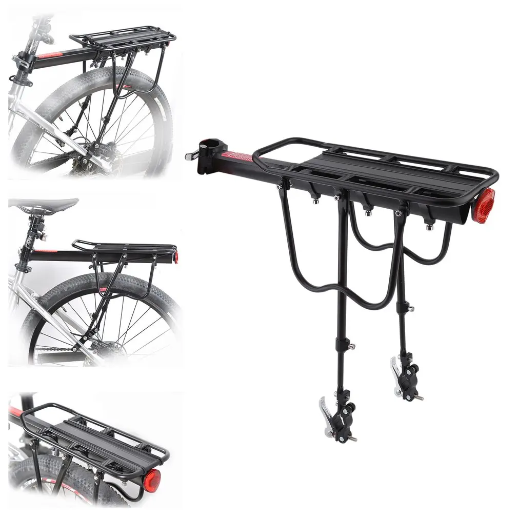 Quick Release Aluminum Alloy Bicycle Rack Bike Luggage Carrier MTB Bicycle Mountain Bike Cycling Rear Rack Seatpost Bag Holder