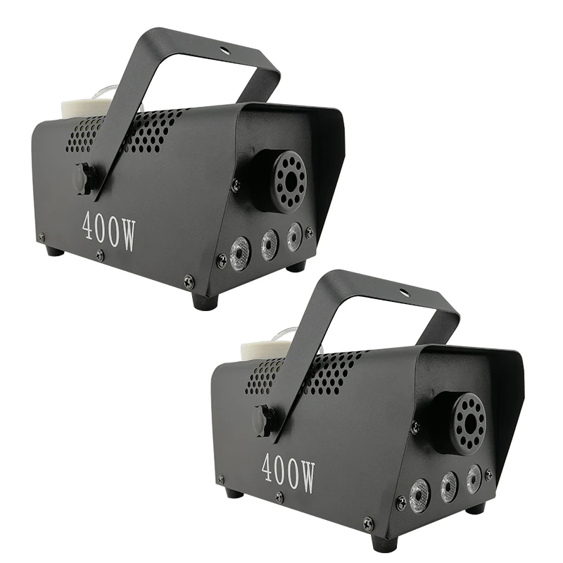 2 шт./лот 400 W RGB Светодиодный туман машинный с дистанционным управлением