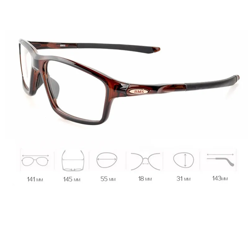 Sport Vazrobe Männer Tr90 brown Basketball Uv400 Mann Brillen Frauen Myopie Photochrome Black Fußball Red Optische Dioptrien brown Brille Green wqqIn4C
