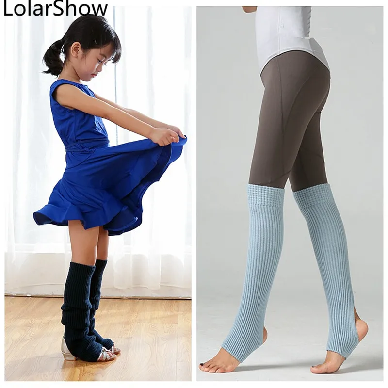 

55cm Long Ballet Dance Socks Pilates Yoga Sock Dance Leg Warmers Girl Womens Knitting