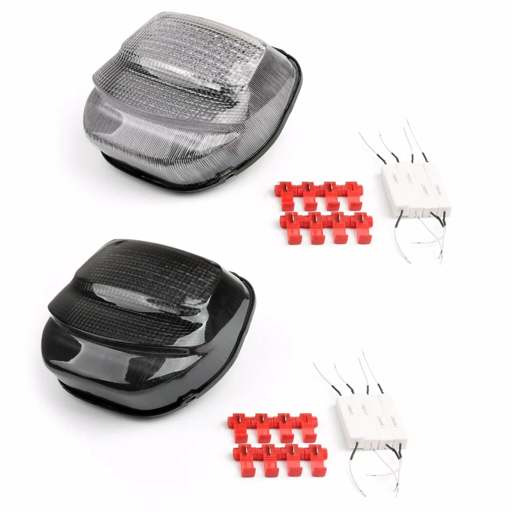 

Areyourshop for Honda CBR1100XX 1999-2006 Motorcycle Integrated LED TailLight Turn Signals High Quality Motorbike Lighting