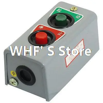 

Metal Housing Momentary ON/OFF Power Pushbutton Switch AC 380V 5A