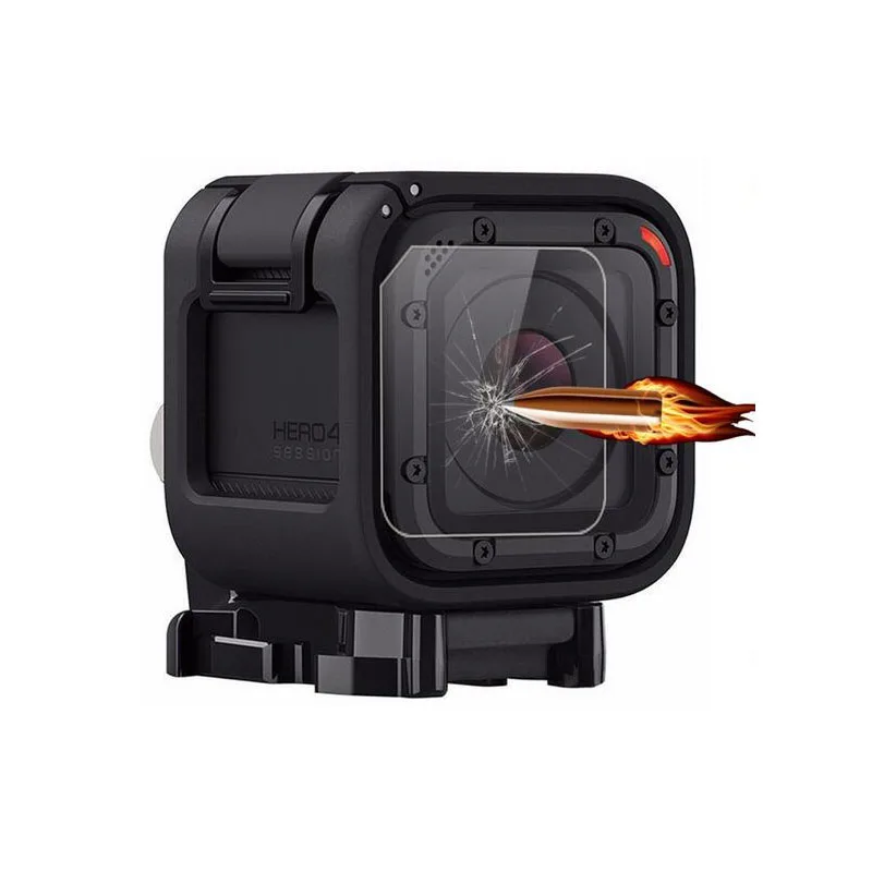 Front Lens Tempered Glass Screen Protector Case Cover For GoPro Hero 4/5 Hero4 Hero5 Session Camera