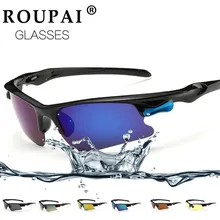 Бренд roupai поляризационные солнцезащитные очки для велоспорта мужские лыжные очки для бега Открытый велосипед встроенный Близорукость Солнцезащитные очки Спортивные очки