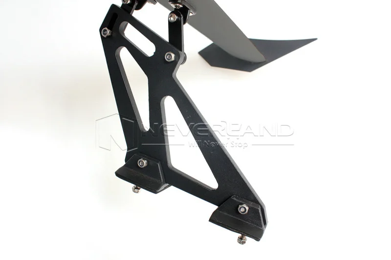 7" Universal Car Rear GT Wing Racing Spoiler Bracket Tripod Aluminum