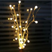 Светодиодный Сказочный светильник 25 бусины в форме вишни светодиодный новогодний елочный светильник Luces Navidad Decorativas Свадебные украшения огни Luzes Para Festa