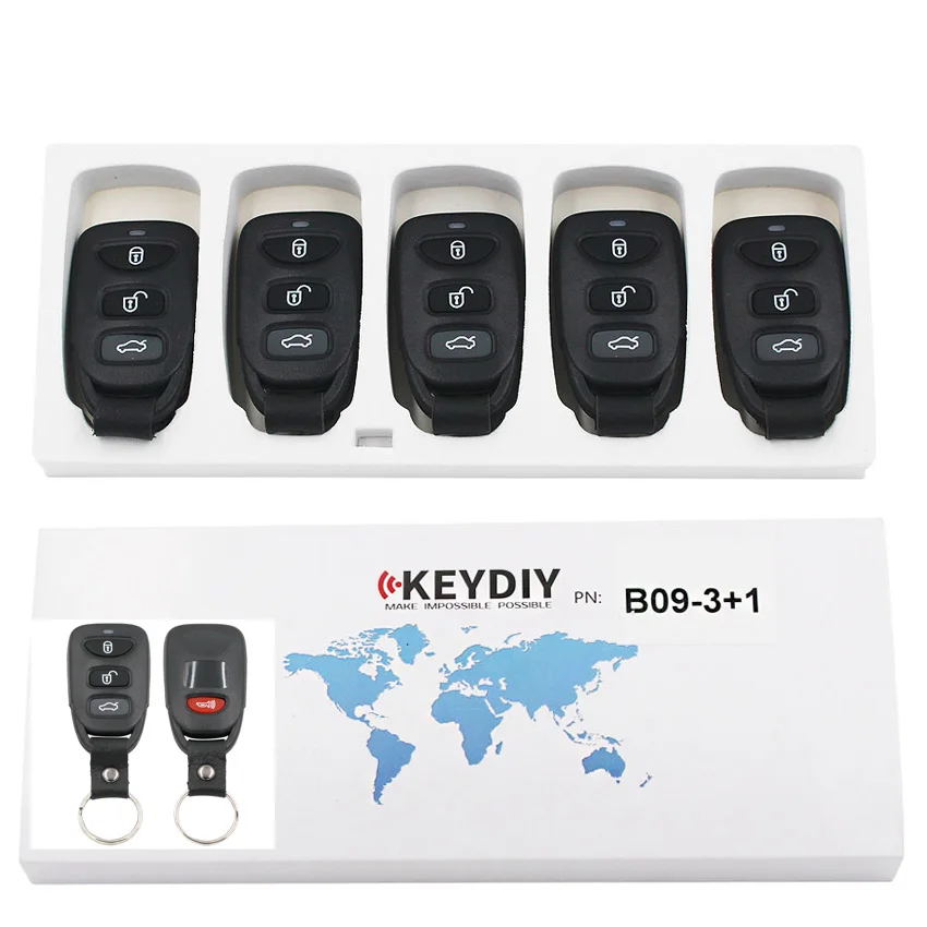 5 шт./лот, KEYDIY B09 B10 B12 B13 B20 B22 B02 B04 B01 универсальный пульт дистанционного управления Управление Key b-серия для KD900+, URG200 KD-X2