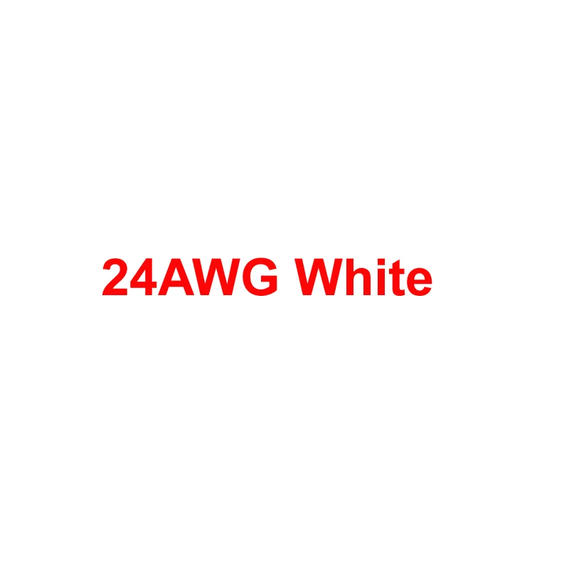 2 Pin 10 м 20 18AWG 20AWG 22AWG 24AWG Электрический белый черный Удлинительный провод светодиодный силовой кабель для одноцветные светодиодные ленты - Цвет: 24AWG White