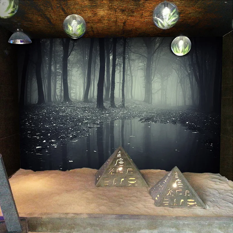 Custom-Photo-Wallpaper-3D-Stereo-Mysterious-Forest-Horror-Room-Escape-Haunted-House-Background-Decor-Non-woven (3)