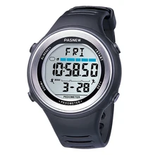 PASNEW fashion mens fitness watch digital watch 50M Waterproof Outdoor Sport wrist Watch with steps and calorie record PSE-448