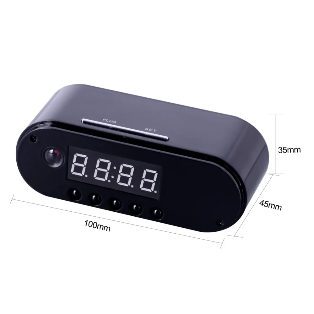 Мини камера Будильник WIFI P2P Livecam IR ночное видение Wifi IP 720 мини DV DVR видеокамера