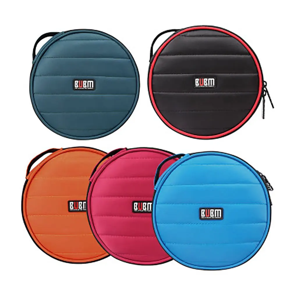

Portable Polyester CD/DVD Wallet 32 Disc Capacity Holder Storage Bag Protector Organizer For Car Home Office Travel