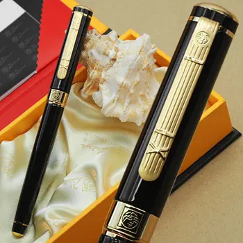 

Picasso 902 High Quality Business Desige Roller Ball Pen Gold Plated Carved Writing Pen
