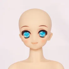 Estartek, 1/3 силикон, заказной, Япония, аниме, девочка Мику, голова, лепить+ макияж+ глаза для DDL DDM, BJD кукла, сделай сам