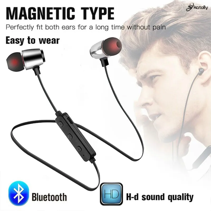 

L7 Magnetic Bluetooth Earphone V5.0 Waterproof Sports Waterproof Earbuds Wireless In-ear Headset with Mic for IPhone Samsung