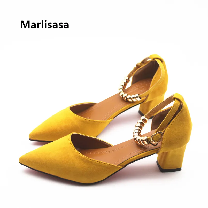 

Lady Casual Comfortable Spring Buckle Strap High Heel Pumps Women Fashion Sweet Summer High Heel Shoes Femmes Hauts Talons G888