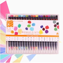 1 Набор Сакура Акашия чернильная живопись каллиграфия кисть ручная роспись Акварельная ручка мягкая кисть