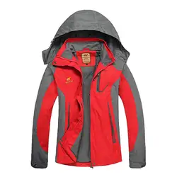 Для женщин Демисезонный теплые дышащие Водонепроницаемый Softshell куртки открытый пальто Кемпинг походы Пеший Туризм Легкая куртка