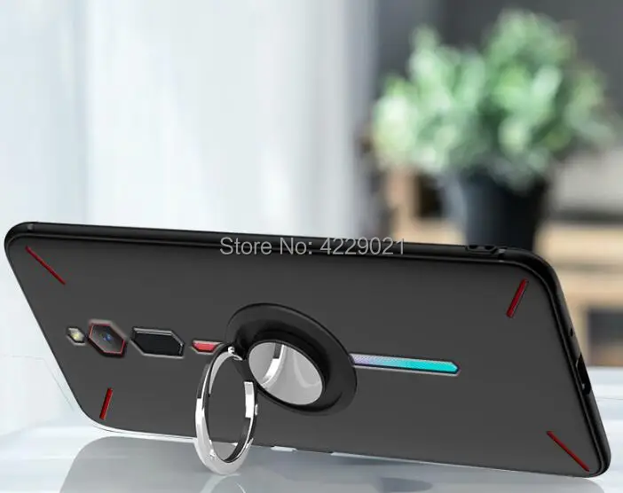 Чехол для Nubia Red Magic 3 Роскошный чехол с магнитным кольцом держателем чехлы