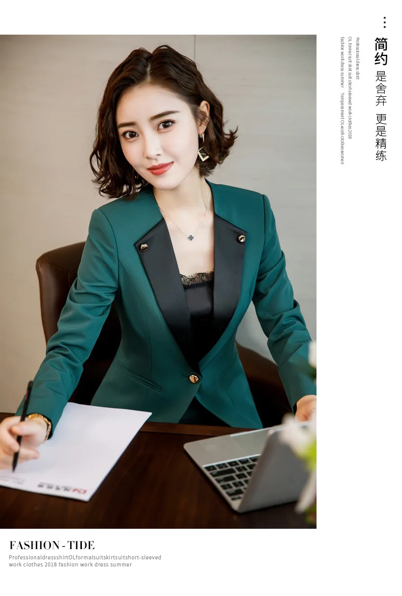 Yuxinfeng Плюс Размер Блейзеры и куртки женские тонкие лоскутные одноцветные офисные женские куртки-блейзеры весенне-осенняя верхняя одежда 6xl