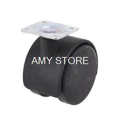 

Furniture 2" Double Nylon Wheel Plate Mount Swivel Caster
