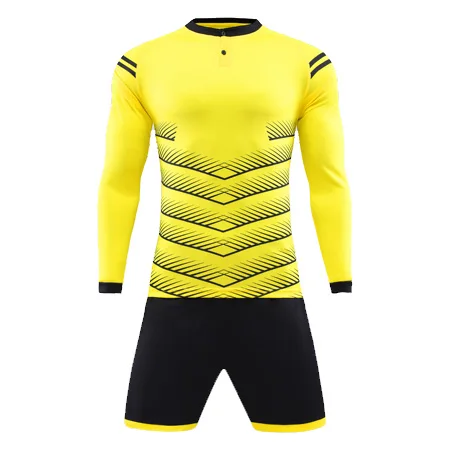 Осенне-зимняя одежда для футбола с длинными рукавами, костюм футбольный игровой комплект Futbol, детская спортивная одежда для взрослых, спортивная одежда, комплект Maillot De Foot - Цвет: GY-1704 yellow