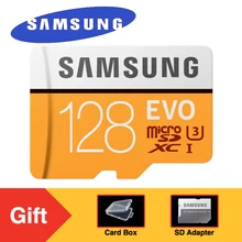 SAMSUNG EVO Micro SD Memory Card 128GB Class10 microSDXC U3 UHS I TF Card 100MB s
