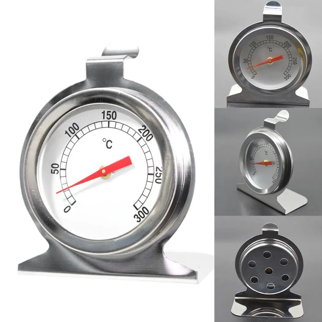 

Stainless Steel Oven Thermometer Pointer Type ~ 300 C Net weight 40g about 72mm Multifunction