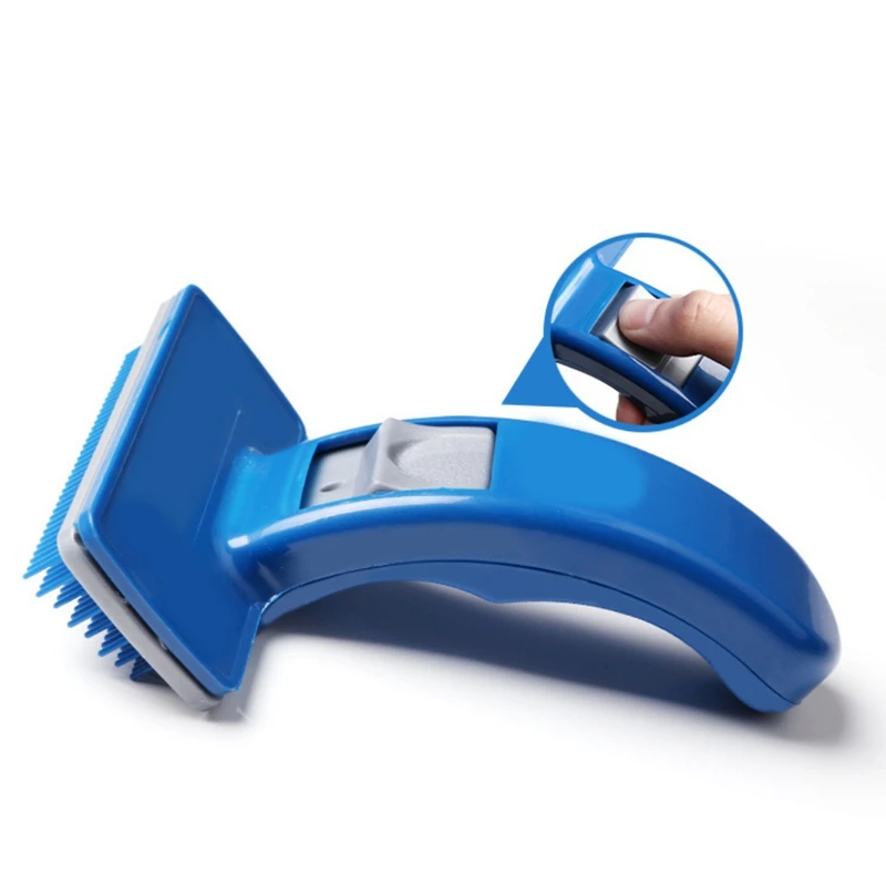 

Pet Hair Removal Comb Self-Cleaning Grooming Brushes One Button Fur Care Pruning Massage Hairbrush For Cats And Puppy