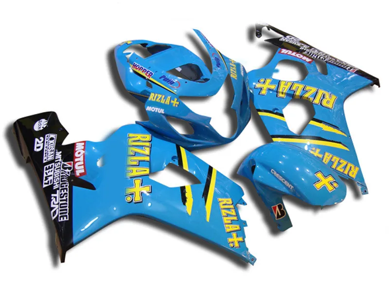 Комплект обтекателей для мотоцикла GSXR600 750 K4 04 05 GSXR 600 GSXR750 2004 2005 ABS крутой синий