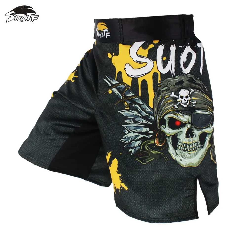 M-3XL мужские штаны для серфинга Shogun Rua Edition Fight MMA шорты для тайского бокса шорты для кикбоксинга