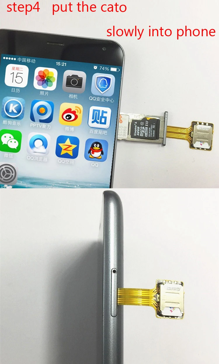 Гибридный двойной sim-карты Micro SD адаптер для Android удлинитель 2 нано Micro SIM адаптер для Xiaomi Redmi для телефона samsung