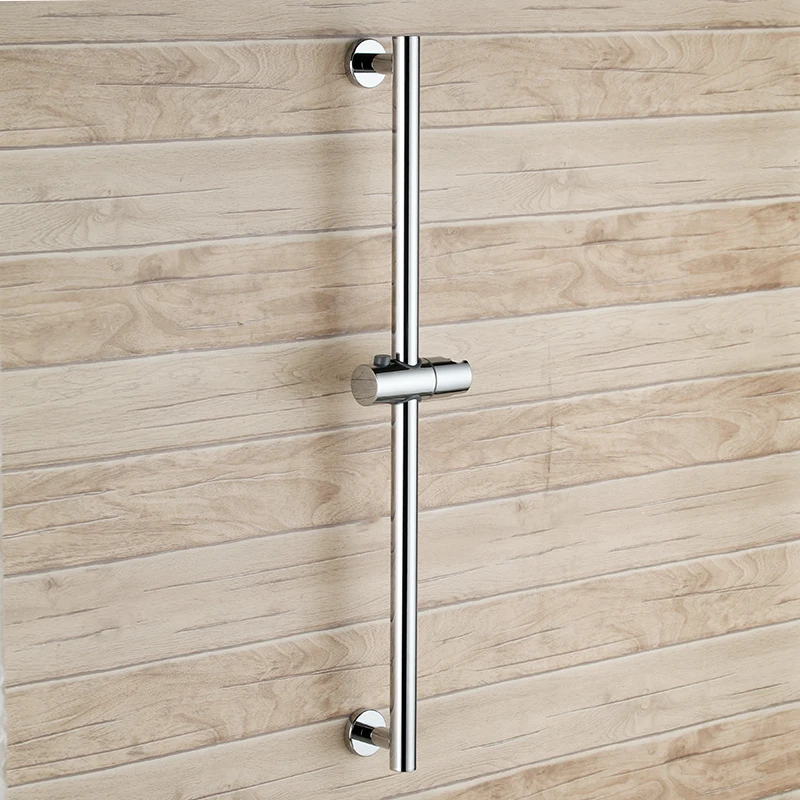 Stainless Steel Slide Bars with All Brass Handheld Shower head Bracket holder Height and Angle