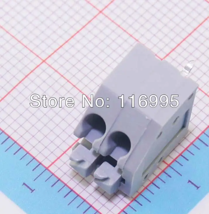 

FREE SHIPPING 20pcs EC250 PITCH 3.5MM, 2PIN PCB Spring Teminal Block